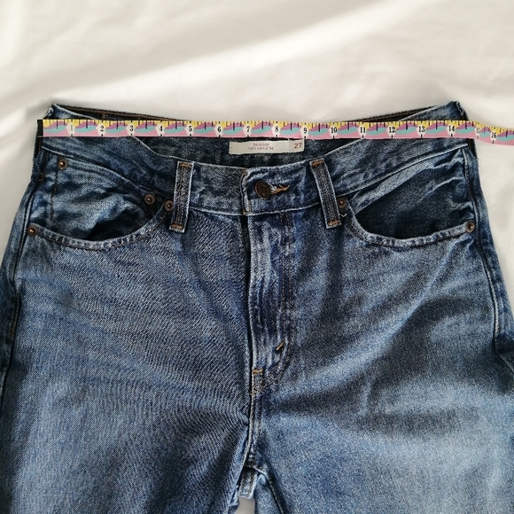 Levi's '94 Baggy Seamed Jeans Medium Blue Wash Wide Leg 27 (4) - Picture 15 of 16